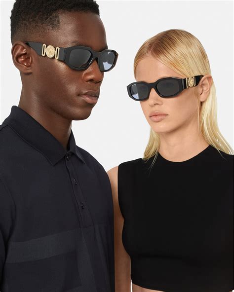 versace black medusa biggie|versace irregular biggie sunglasses.